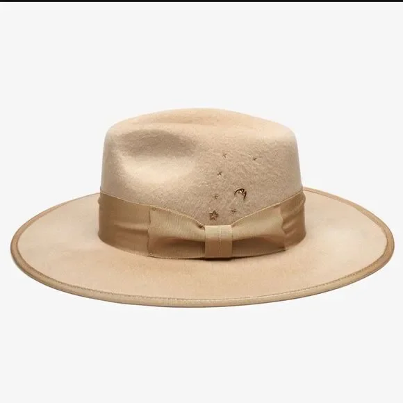 Wyeth x Free People Moon & Star Embellished Fedora Hat in 